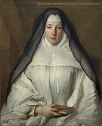 Portræt af Elizabeth Throckmorton